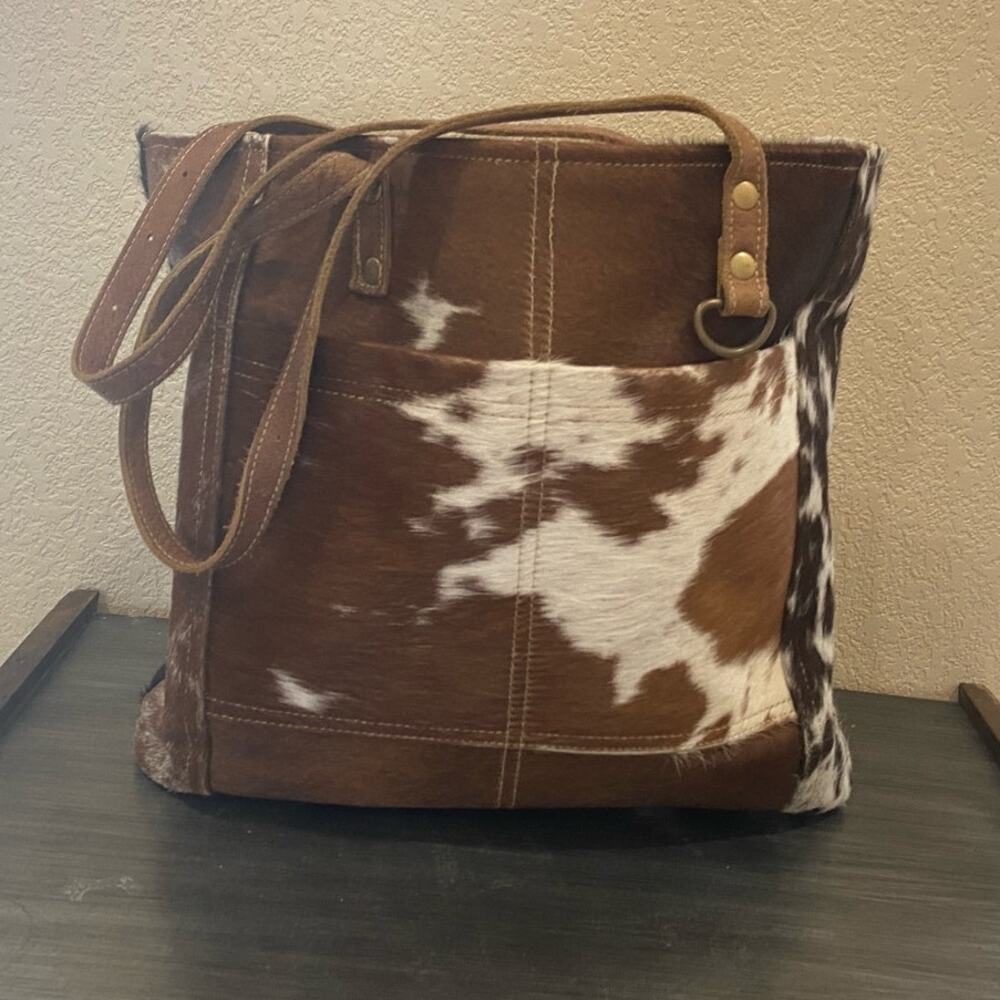 Myra Cow Hide  shoulder bag